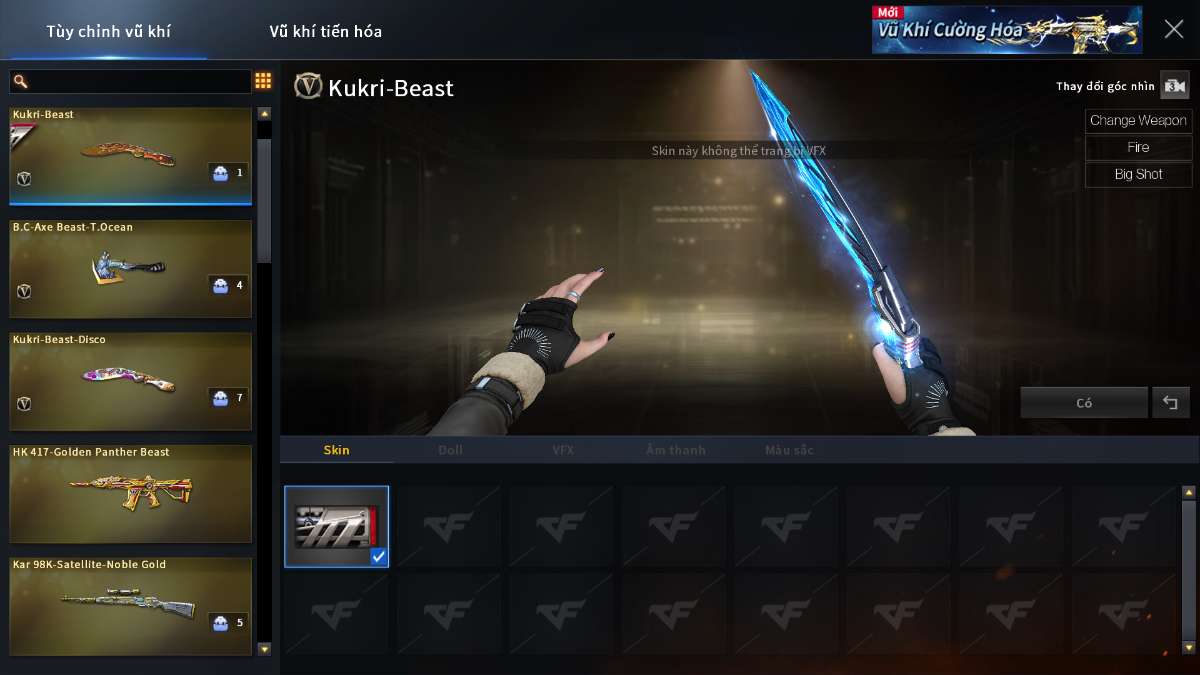 shop acc cf uy tin gia re